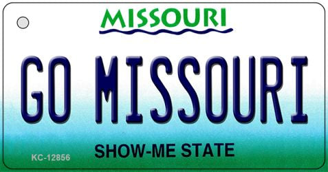 Go Missouri Novelty Metal Key Chain KC-12856