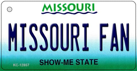 Missouri Fan Novelty Metal Key Chain KC-12857