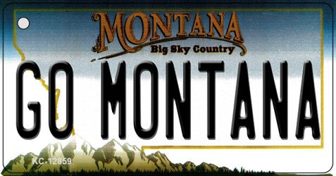 Go Montana Novelty Metal Key Chain KC-12859