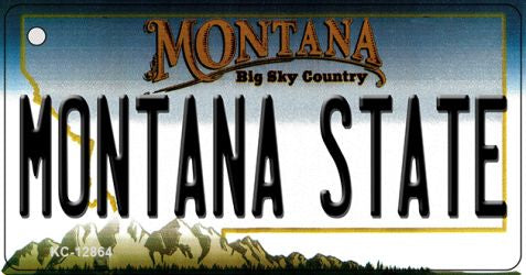 Montana State Novelty Metal Key Chain KC-12864