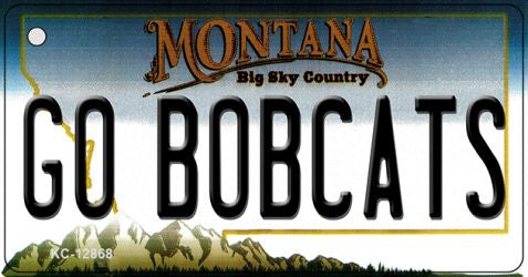 Go Bobcats Novelty Metal Key Chain KC-12868