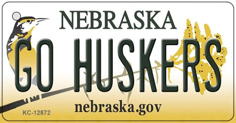 Go Huskers Novelty Metal Key Chain KC-12872