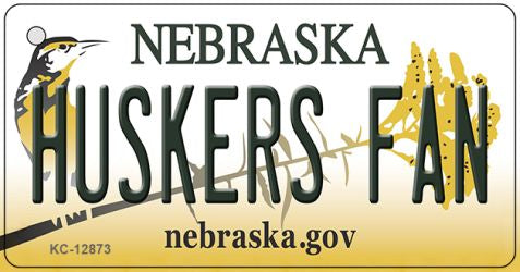 Huskers Fan Novelty Metal Key Chain KC-12873