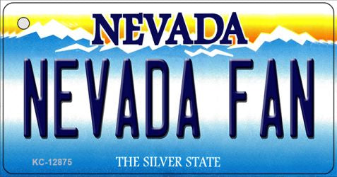 Nevada Fan Novelty Metal Key Chain KC-12875