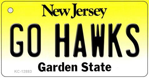 Go Hawks Novelty Metal Key Chain KC-12883