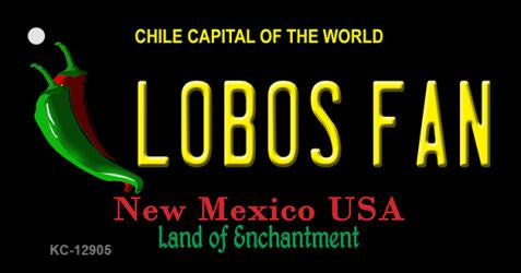 Lobos Fan Novelty Metal Key Chain KC-12905