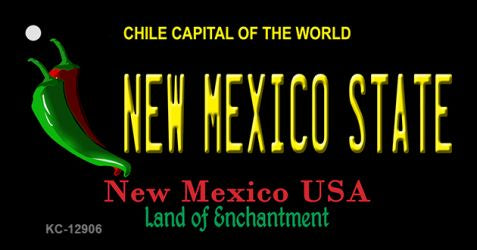 New Mexico State Novelty Metal Key Chain KC-12906