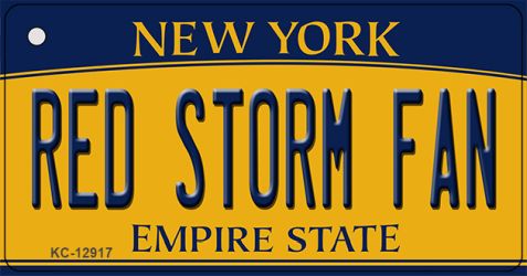 Red Storm Fan Novelty Metal Key Chain KC-12917