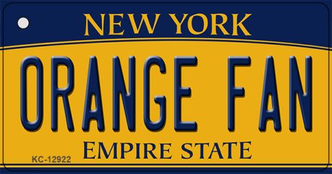Orange Fan Novelty Metal Key Chain KC-12922