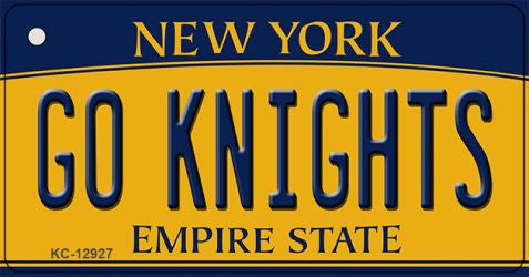 Go Black Knights Novelty Metal Key Chain KC-12927