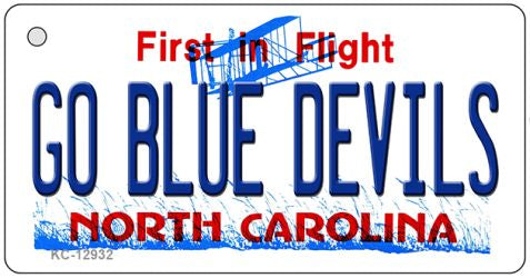 Go Blue Devils Novelty Metal Key Chain KC-12932