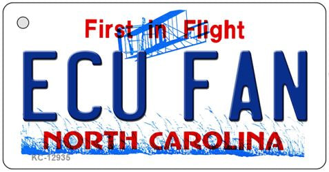 East Carolina Univ Fan Novelty Metal Key Chain KC-12935