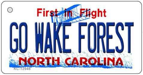 Go Wake Forest Novelty Metal Key Chain KC-12946