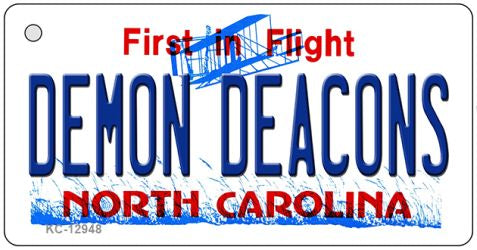 Demon Deacons Novelty Metal Key Chain KC-12948