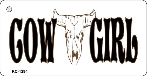 Cowgirl Novelty Aluminum Key Chain KC-1294