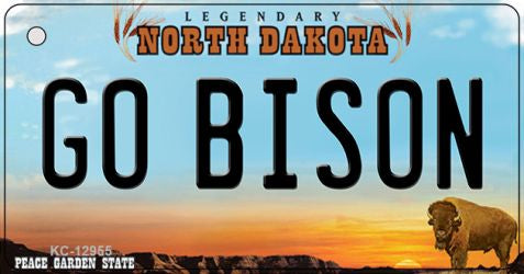 Go Bison Novelty Metal Key Chain KC-12955