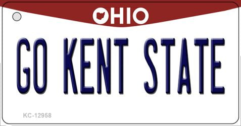 Go Kent State Novelty Metal Key Chain KC-12958