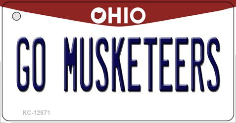 Go Musketeers Novelty Metal Key Chain KC-12971