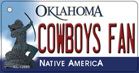 Cowboys Fan Novelty Metal Key Chain KC-12980