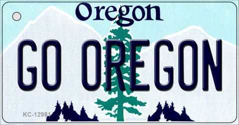 Go Oregon Novelty Metal Key Chain KC-12981