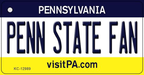 Penn State Fan Novelty Metal Key Chain KC-12989