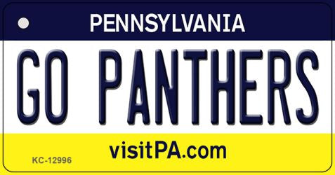 Go Panthers Novelty Metal Key Chain KC-12996