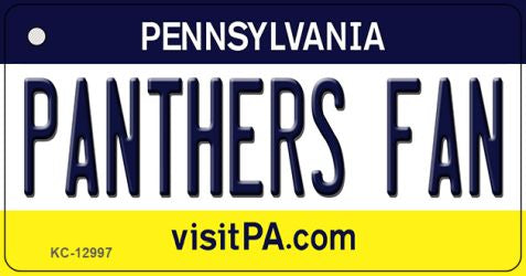 Panthers Fan Novelty Metal Key Chain KC-12997