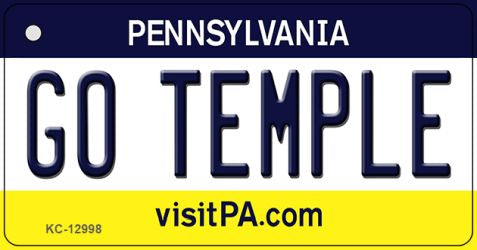 Go Temple Novelty Metal Key Chain KC-12998