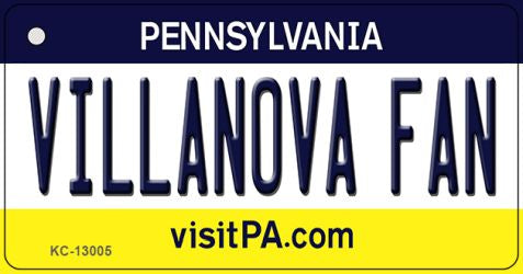 Villanova Fan Novelty Metal Key Chain KC-13005