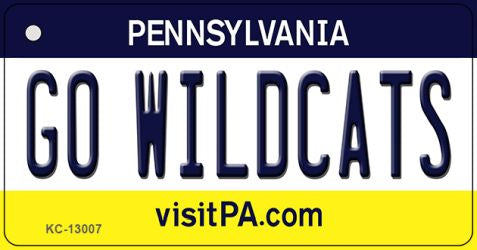 Go Wildcats Novelty Metal Key Chain KC-13007