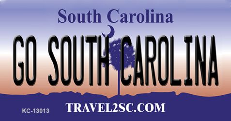Go South Carolina Novelty Metal Key Chain KC-13013