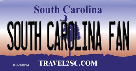 South Carolina Fan Novelty Metal Key Chain KC-13014
