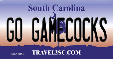 Go Gamecocks Novelty Metal Key Chain KC-13015