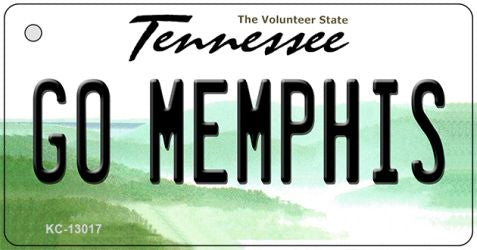 Go Memphis Novelty Metal Key Chain KC-13017