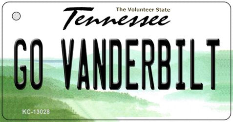 Go Vanderbilt Novelty Metal Key Chain KC-13028