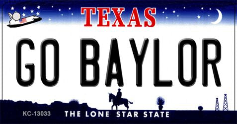 Go Baylor Novelty Metal Key Chain KC-13033
