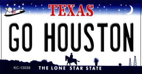 Go Houston Novelty Metal Key Chain KC-13038