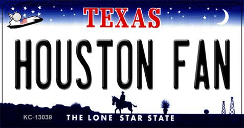Houston Fan Novelty Metal Key Chain KC-13039