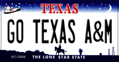 Go Texas A&M Novelty Metal Key Chain KC-13044