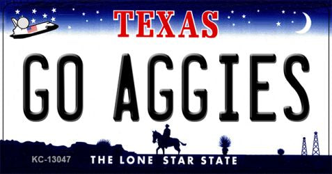 Go Aggies Novelty Metal Key Chain KC-13047