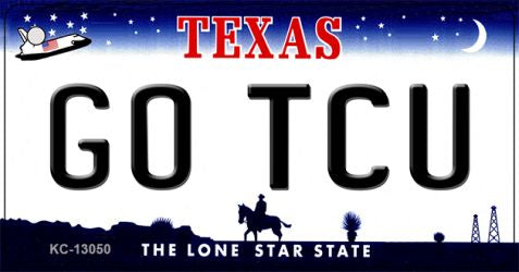Go TCU Novelty Metal Key Chain KC-13050