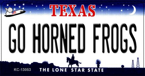 Go Horned Frogs Novelty Metal Key Chain KC-13053