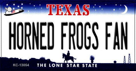 Horned Frogs Fan Novelty Metal Key Chain KC-13054