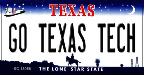 Go Texas Tech Novelty Metal Key Chain KC-13056