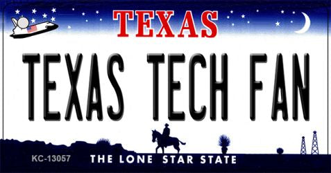 Texas Tech Fan Novelty Metal Key Chain KC-13057