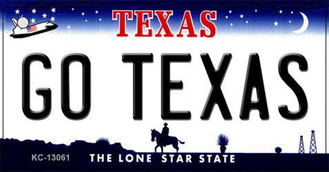 Go Texas Novelty Metal Key Chain KC-13061