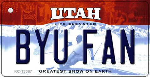 BYU Fan Novelty Metal Key Chain KC-13067