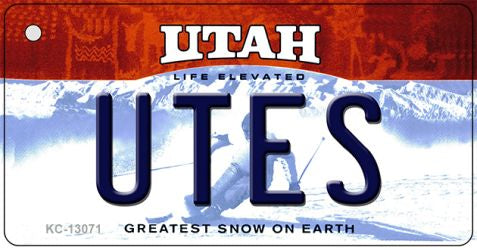 Utes Novelty Metal Key Chain KC-13071