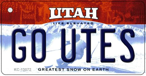 Go Utes Novelty Metal Key Chain KC-13072