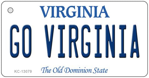 Go Virginia Novelty Metal Key Chain KC-13079